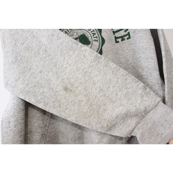 Vintage Michigan State Spartans Hooded Sweatshirt Large - Picture 5 of 10